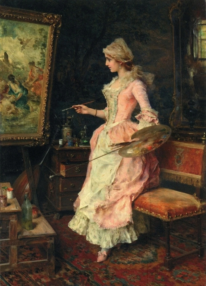 La pittrice